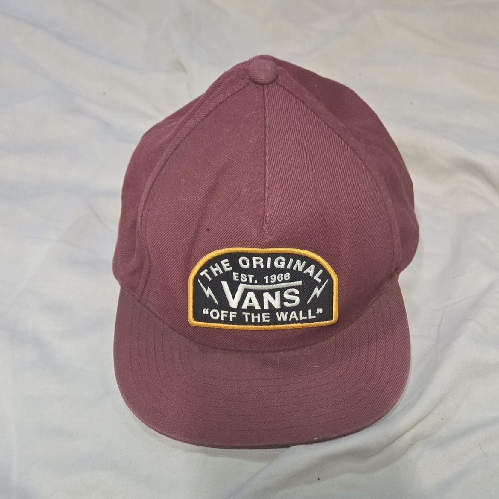 4/$25 Vans Maroon 'Off The Wall' Cap